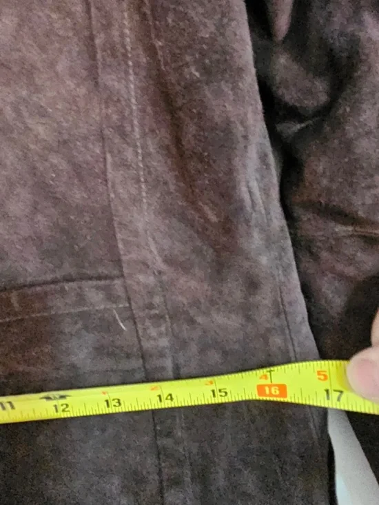 Coach Vintage Suede Leather Jacket Brown Button Front Women’s XS Lined STUNNING - Picture 9 of 10